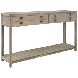 Wooden Console Table (Gray)