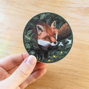 Woodsy Fox 3" Vinyl Sticker