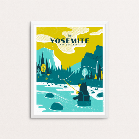 Yosemite Screen Print