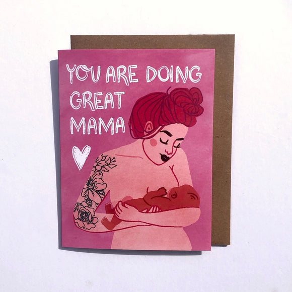 You Are Doing Great Mama Card
