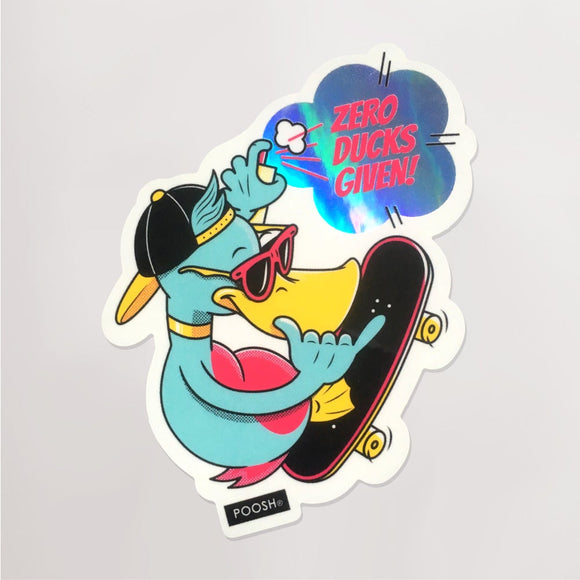 Zero Ducks Given Sticker