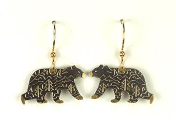 Black Bear with Pattern