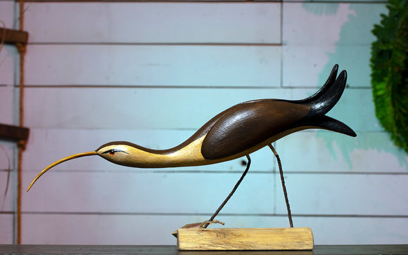 Curlew Hand Carved Decoy