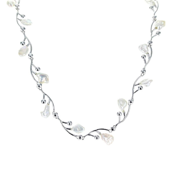 Branched Freshwater Pearl Necklace