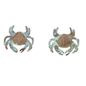 Dungeness Crab Earrings, Post
