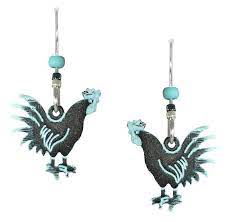 Rooster (Black/Turquoise)