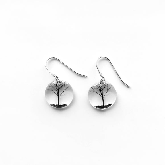 Round City Tree Earrings