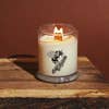 Soy Candle with Wood Wick- Herbal Renewal