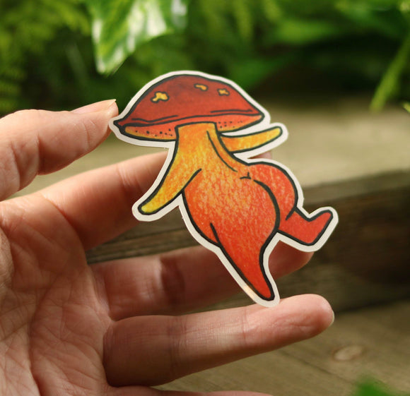 Vinyl Funguise® Sticker - Ruby Two-Cheeks