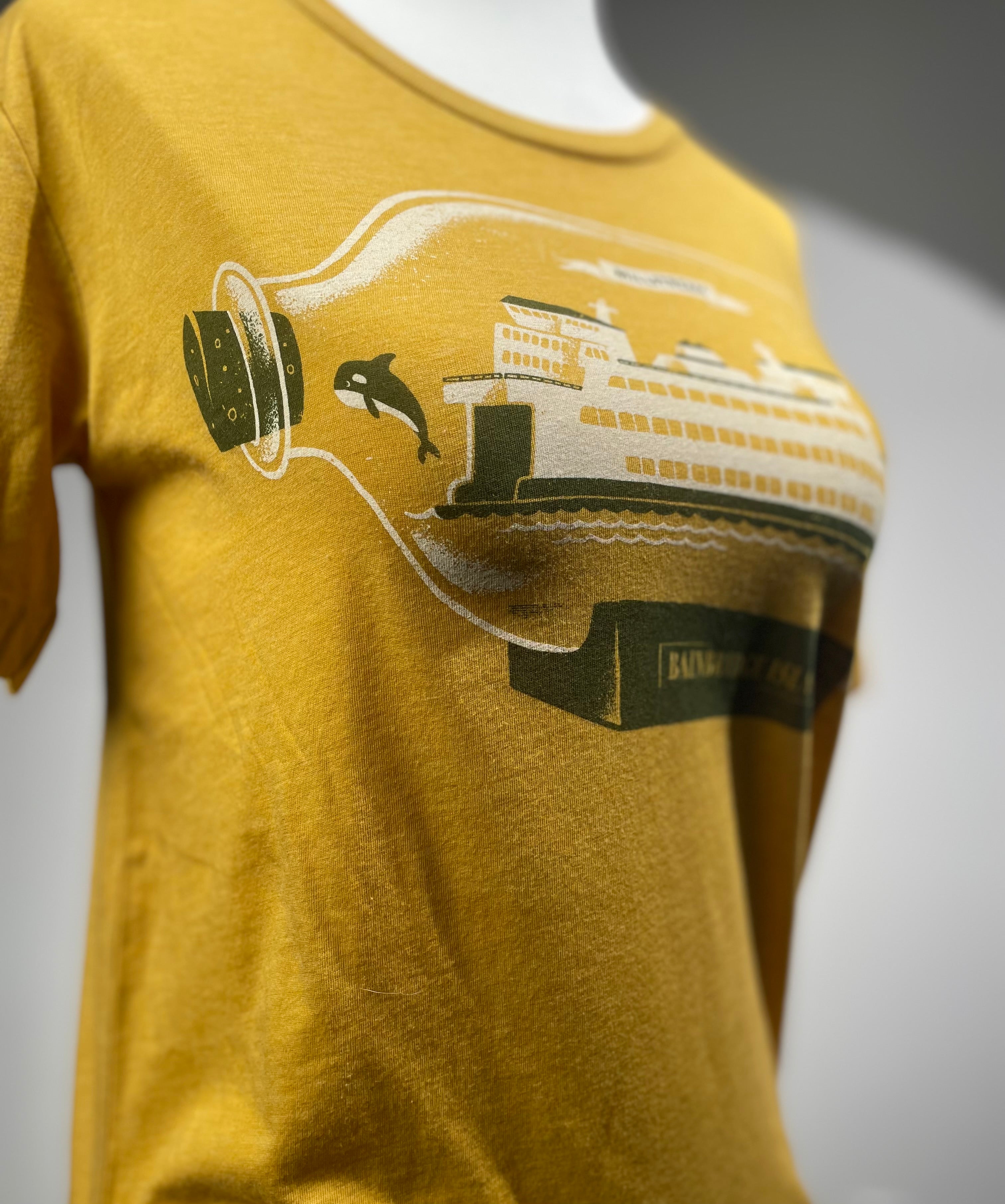 Mustard | Ferry In A Bottle Short Sleeve Shirt