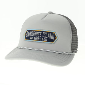Bainbridge Island Gray Trucker Hat