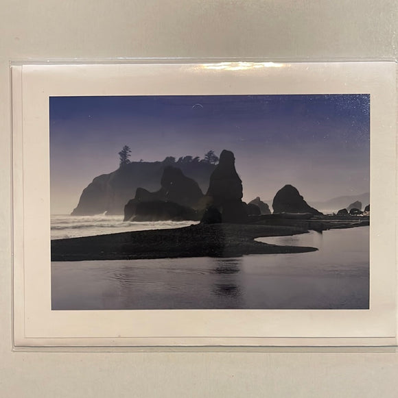 Ruby Beach Blues - Blank Card