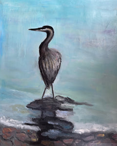 Blue Heron by Joanne Onorato