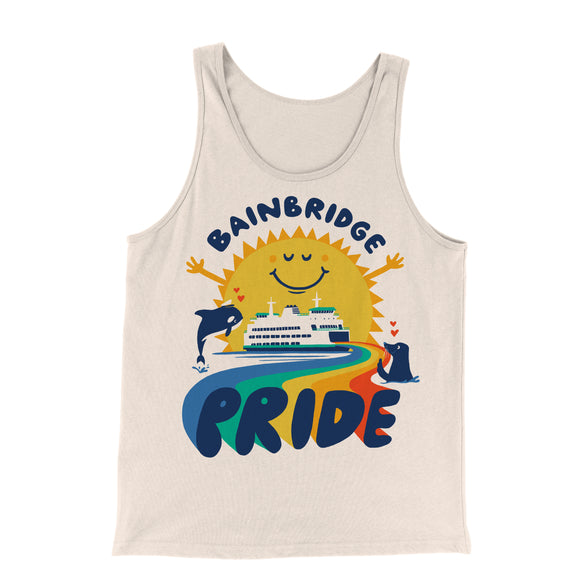 Bainbridge Pride Sun Coming Out! Adult Tank Top