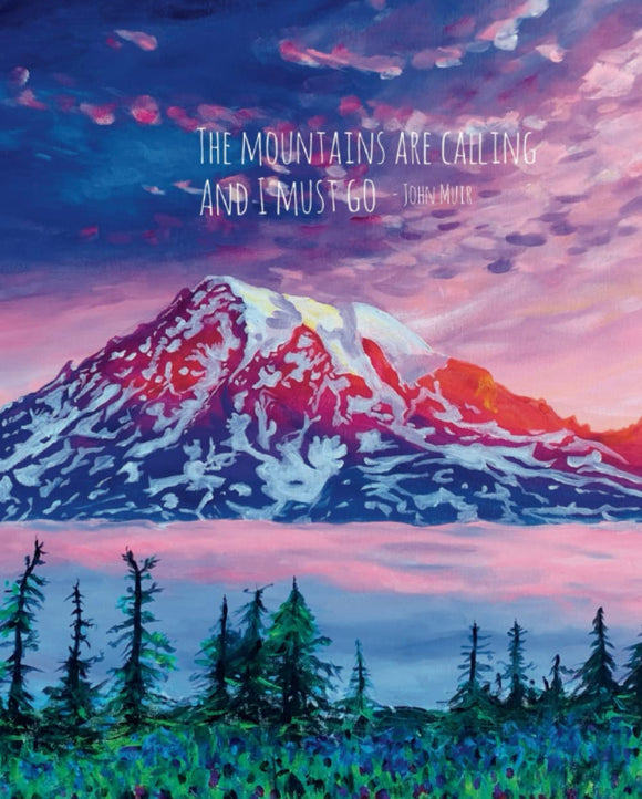 John Muir Mt Rainier Journal by Claudine Carmel