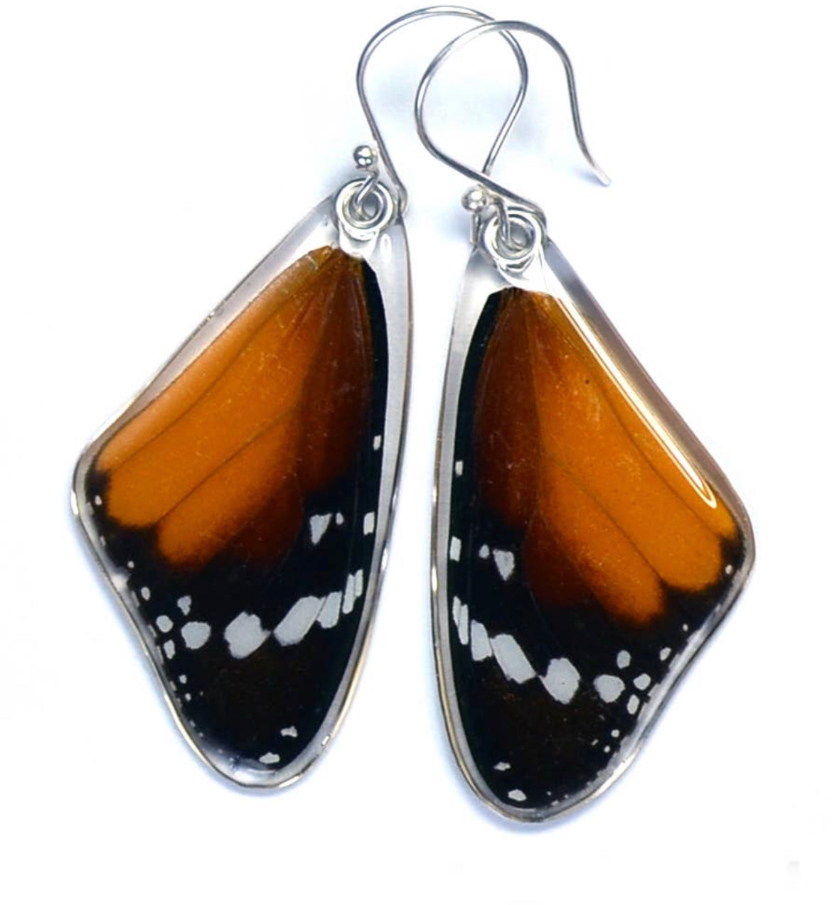 African Monarch Butterfly Earrings