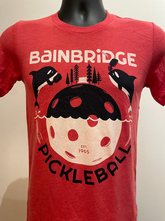 Bainbridge Island Pickleball Shirt | Red