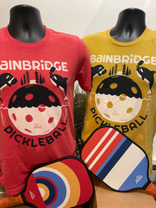 Bainbridge Island Pickleball Shirt | Mustard