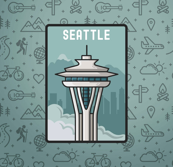 Seattle Space Needle Sticker