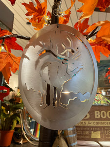 Elk Metal Ornament by Dieter Moenig