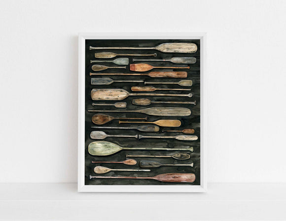 Dark Oar Print