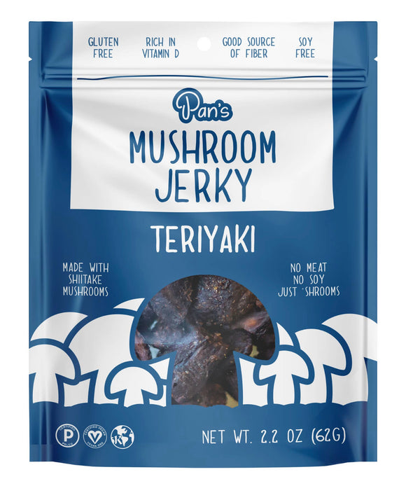 Pan's Mushroom Jerky - Teriyaki