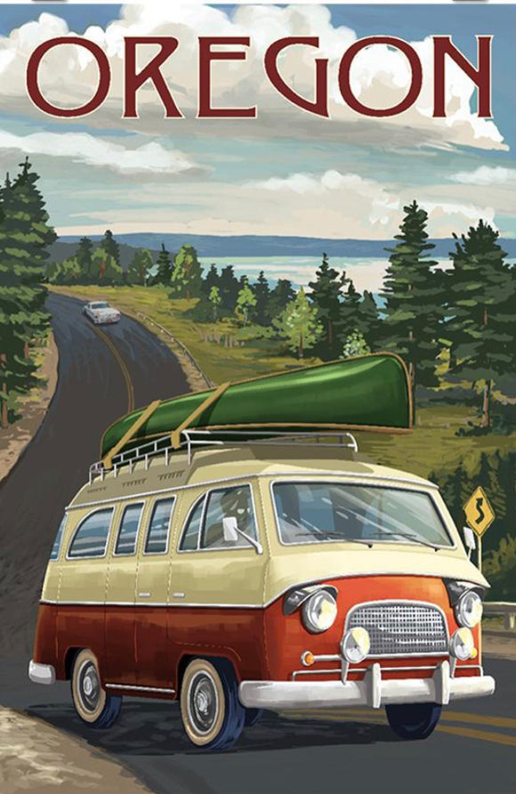 Bend Oregon - Camper Van and Lake