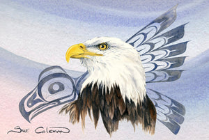 Eagle's Pride Sue Coleman Art Card