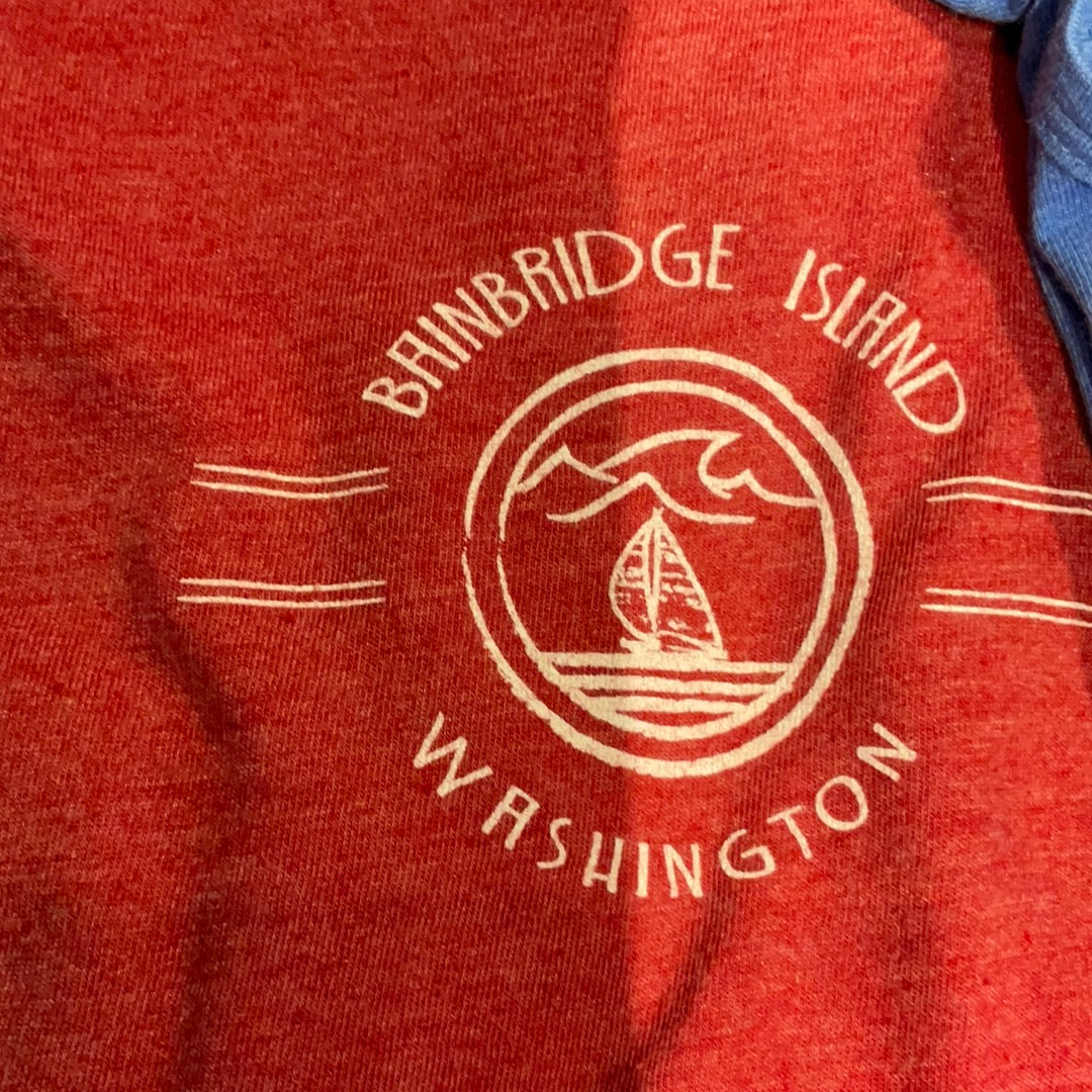 Bainbridge Island Racer Back Tank (Red)
