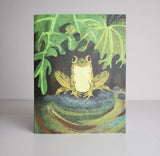 Friendly Frog Blank Greeting Card