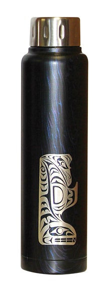 Insulated Totem Bottle - Thunderbird and Whale by Maynard Johnny Jr.