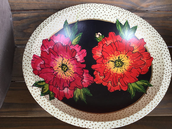 Poppies Hand Painted Bowl