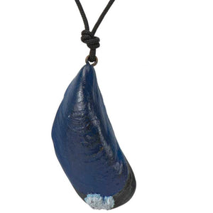 Penn Cove Mussel Pendant with Cord