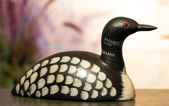 Loon - Forward Facing Hand Carved Decoy