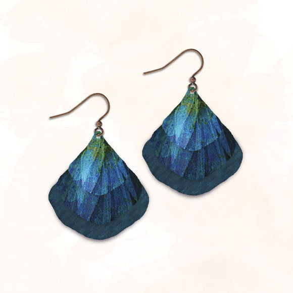 ME10GE- Illustrated light - Abstract Earrings