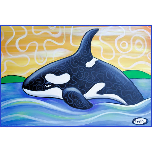 Bainbridge Island Orca Magnet