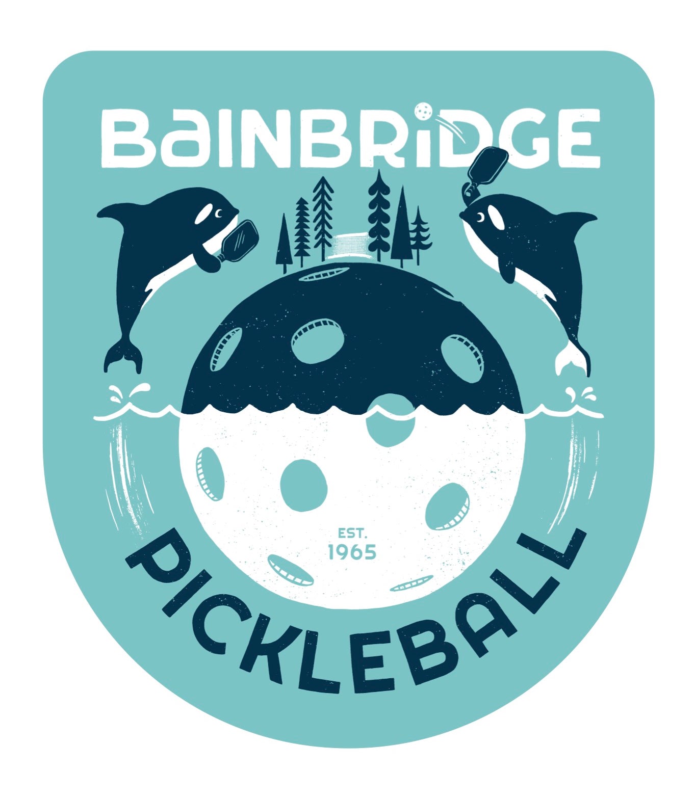 Bainbridge Orca Pickleball Magnets