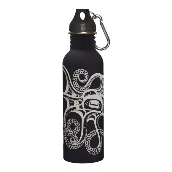 Octopus (NUU) Ernest Swanson (Haida) | Water Bottle