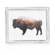 Winter Prairie Bison